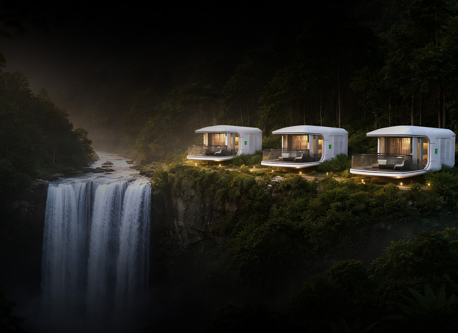 Waterfall background